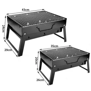 الهواء الطلق المحمولة فحم الشواء شواء التخييم -Portable Charcoal BBQ Grill
