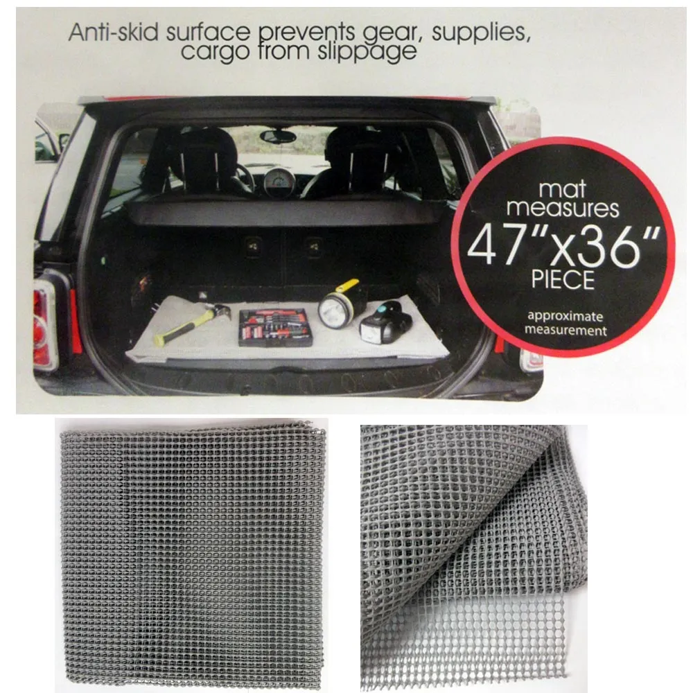 1 Anti-Slip Auto Trunk Mat Floor Trimmable Vehicle Car Truck Van Pet Cover 47x36