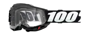 100% Accuri 2 Junior Goggles - Black - Clear 50024-00010