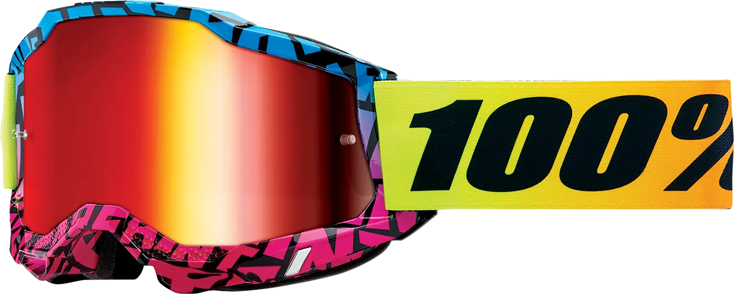 100% Accuri 2 UTV Goggles - KB43 Special - Red Mirror KB-50019-00002