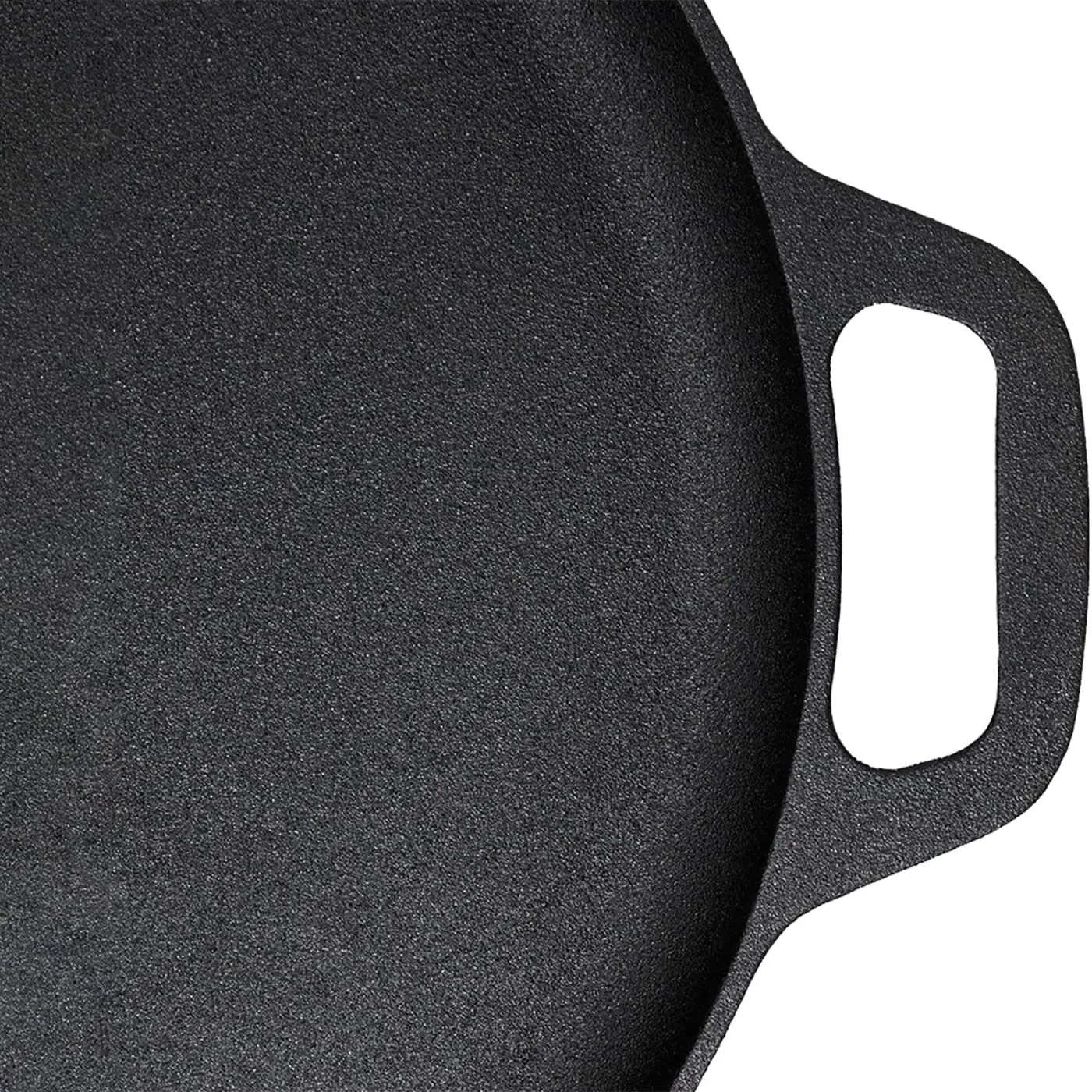 13.5" 35cm Pre-Seasoned Cast Iron Pizza Baking Pan | Cooking Griddle | Stove | Oven | Grill | Campfire