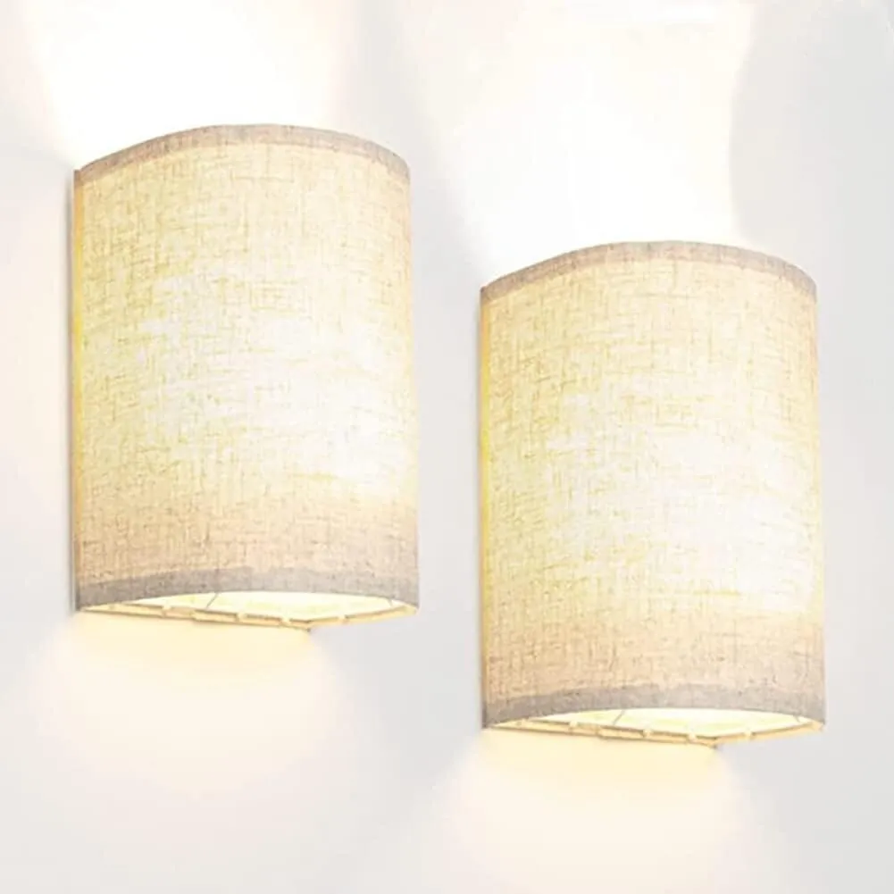2-Pack: Magnetic Wireless Wall Sconce Lighting