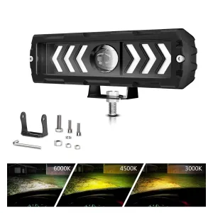 6 Inch Arrow Monocular Spotlight | Black