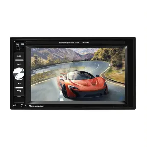 6.2 Inch Car Dual Din Hd Mp5 Player W / Bluetooth Fm Phone Link Tf Card & Remote