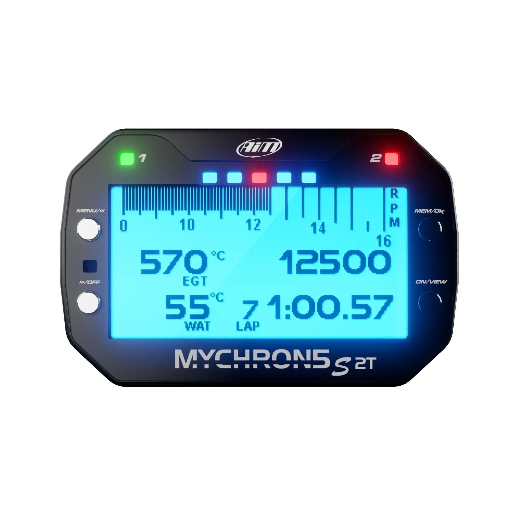 AIM MyChron5 S 2T Dash Logger / Kart Lap Timer With GPS