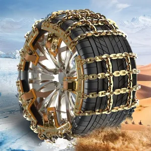 Anti-Slip Snow Chains Nine Grid For Tesla Model Y/3/X/S