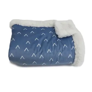 Bubba Blue Nordic Lamb Fleece Cuddle Blanket Denim