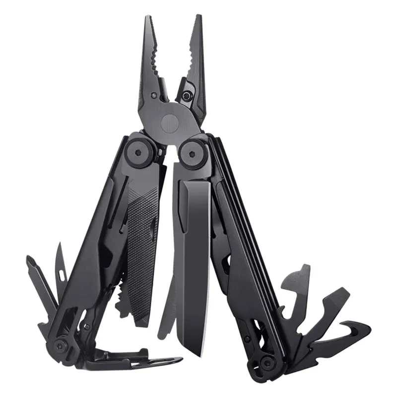 Compact Multifunctional Pliers with Folding Knife and Wrench