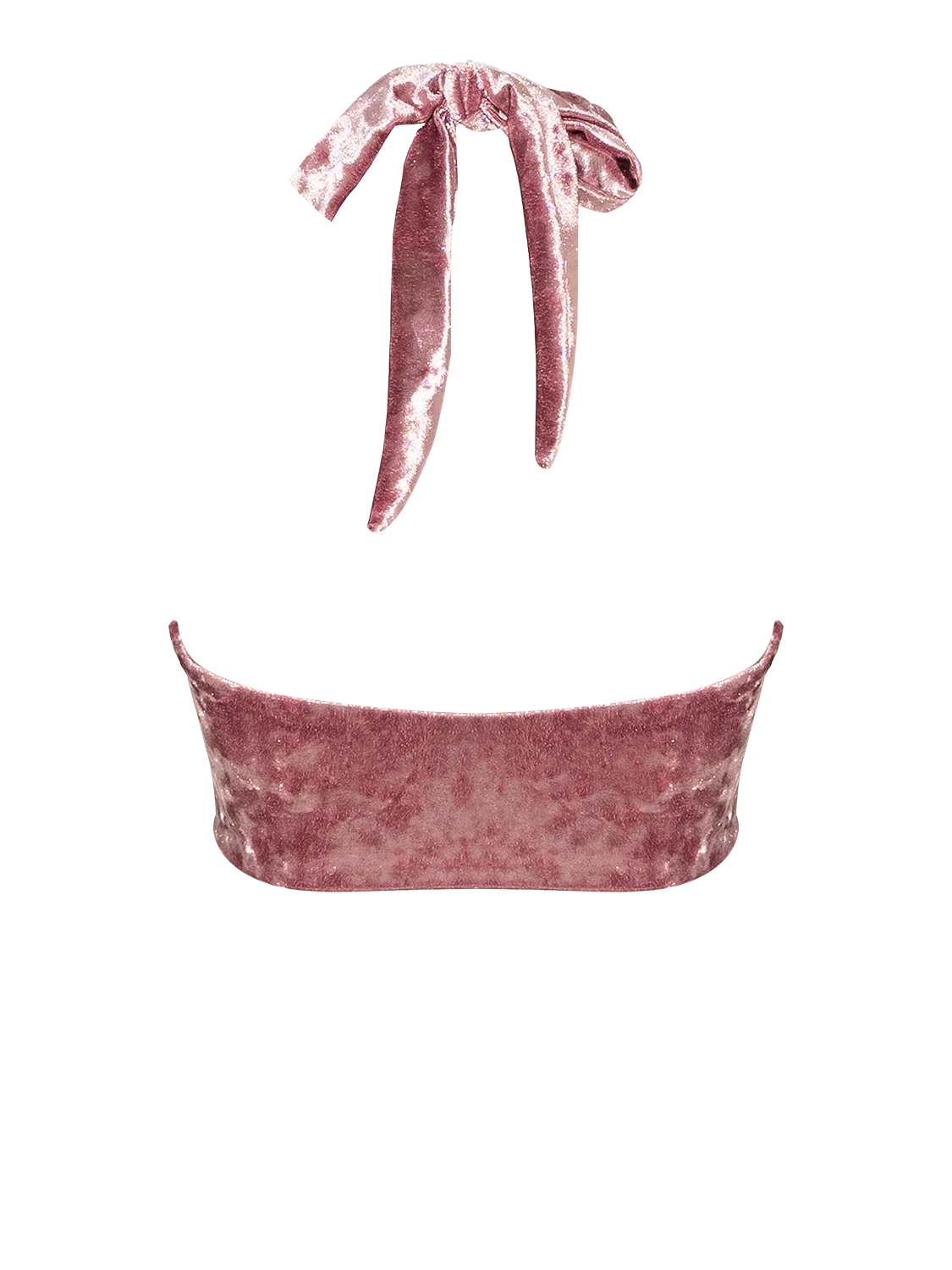Coral Mirage ~ Halterneck Top - Velvet Pink