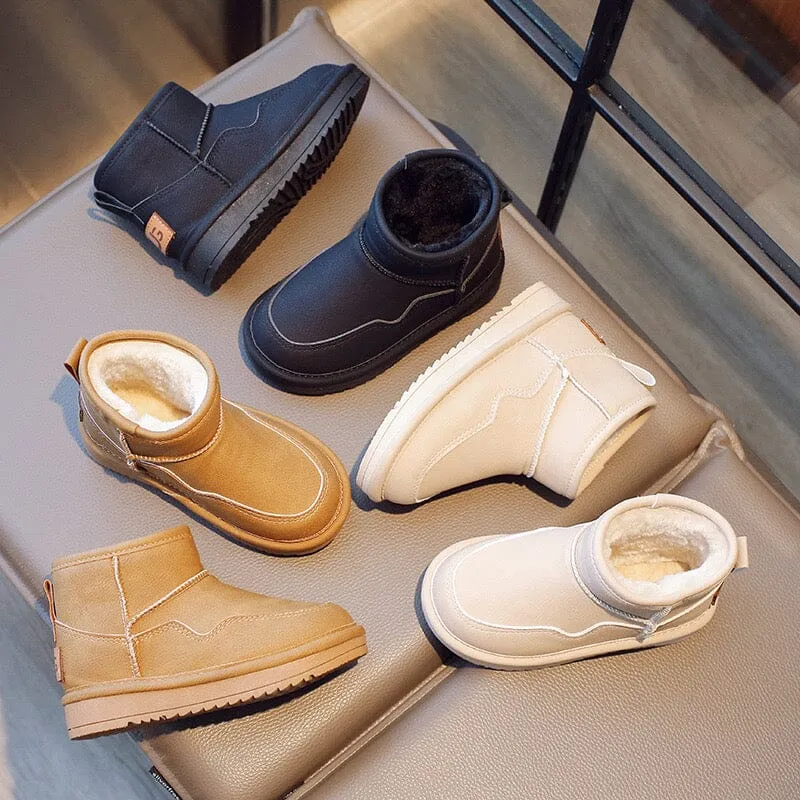 CozyFur Winter Plush Snow Boots