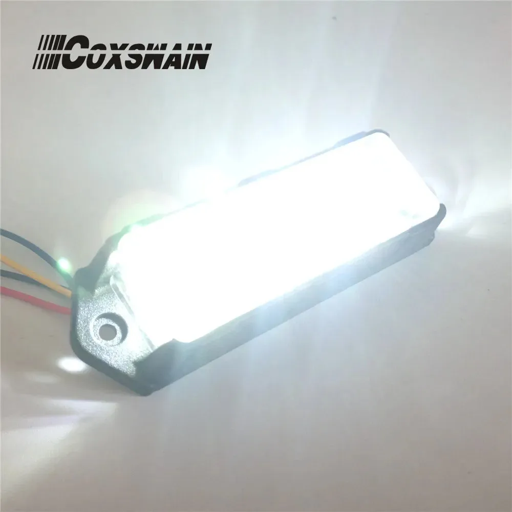 DUAL COLOR Car LED Grill Surface Mounting strobe light, 6*3W each LED, LED Strobe warning light Truck Traffic Beacon (VS-938D)