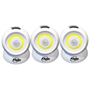 Flipo Revolution Motion Sensing COB LED Spotlight Pack of 3