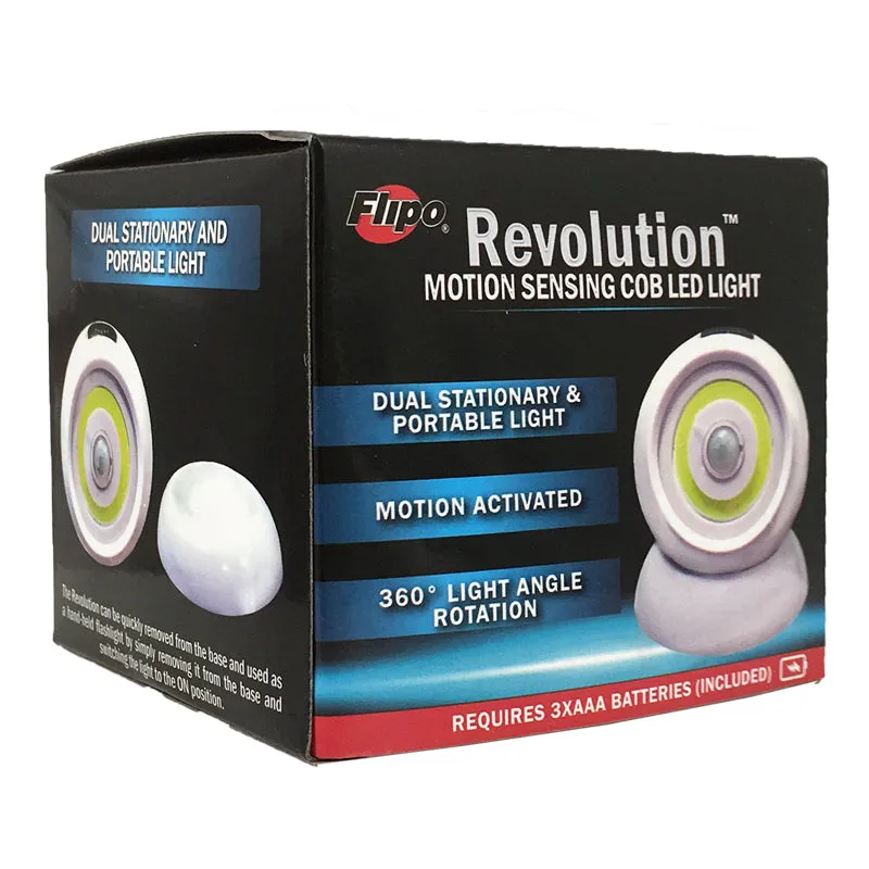 Flipo Revolution Motion Sensing COB LED Spotlight Pack of 3