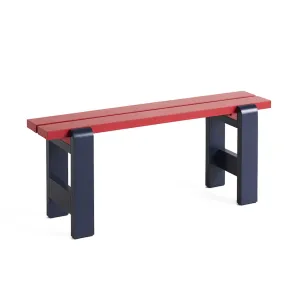 Hay Weekday bench L111, red/blue
