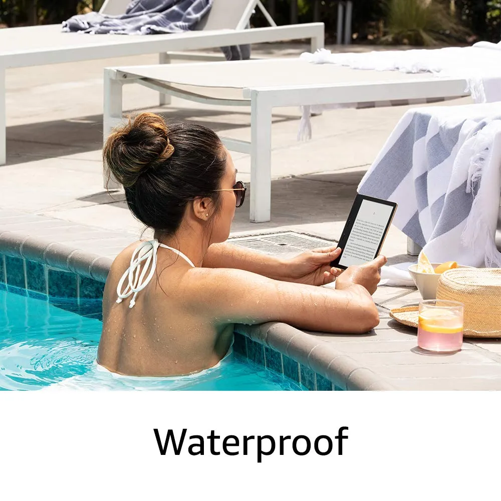 Kindle Oasis (10th Gen) - Now with adjustable warm light, 7" Display, 32 GB, WiFi   Free 4G (Graphite)