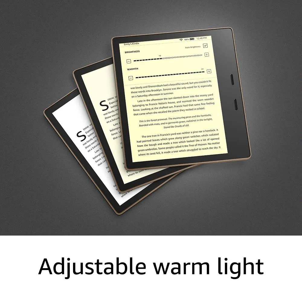 Kindle Oasis (10th Gen) - Now with adjustable warm light, 7" Display, 32 GB, WiFi   Free 4G (Graphite)
