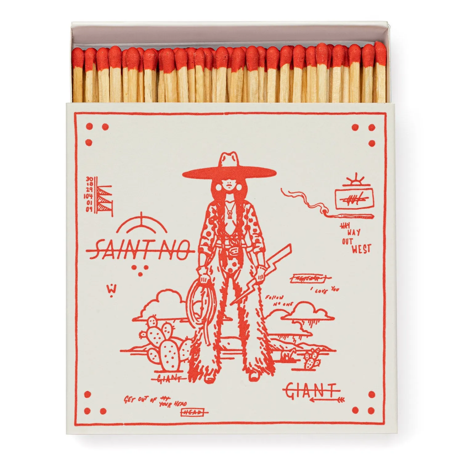 Lightning Bolt Safety Matches