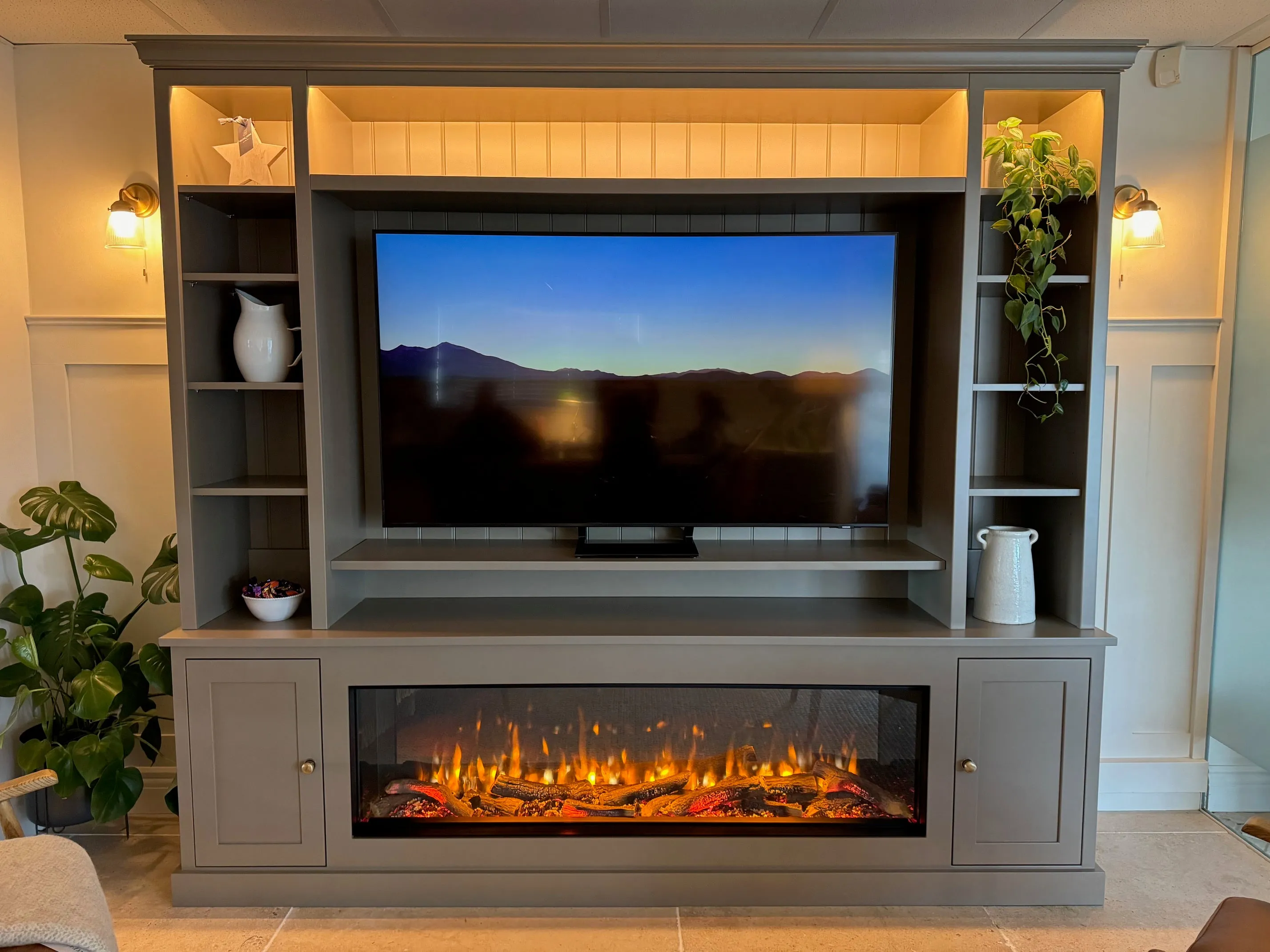 Media Fireplace Unit