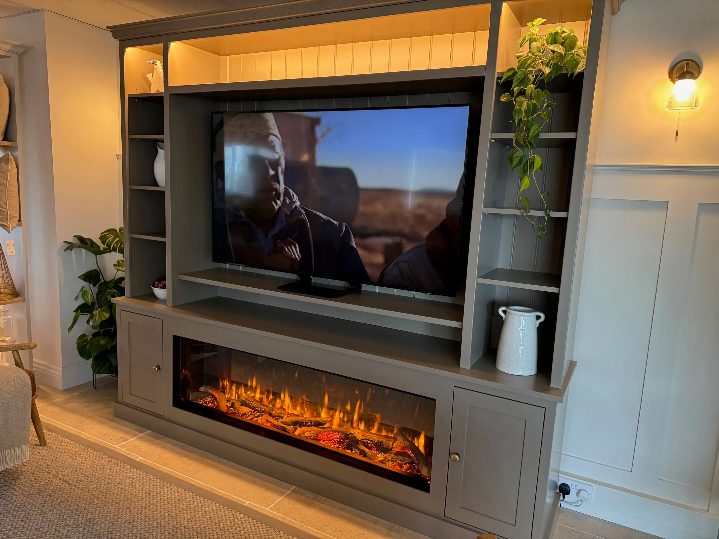 Media Fireplace Unit