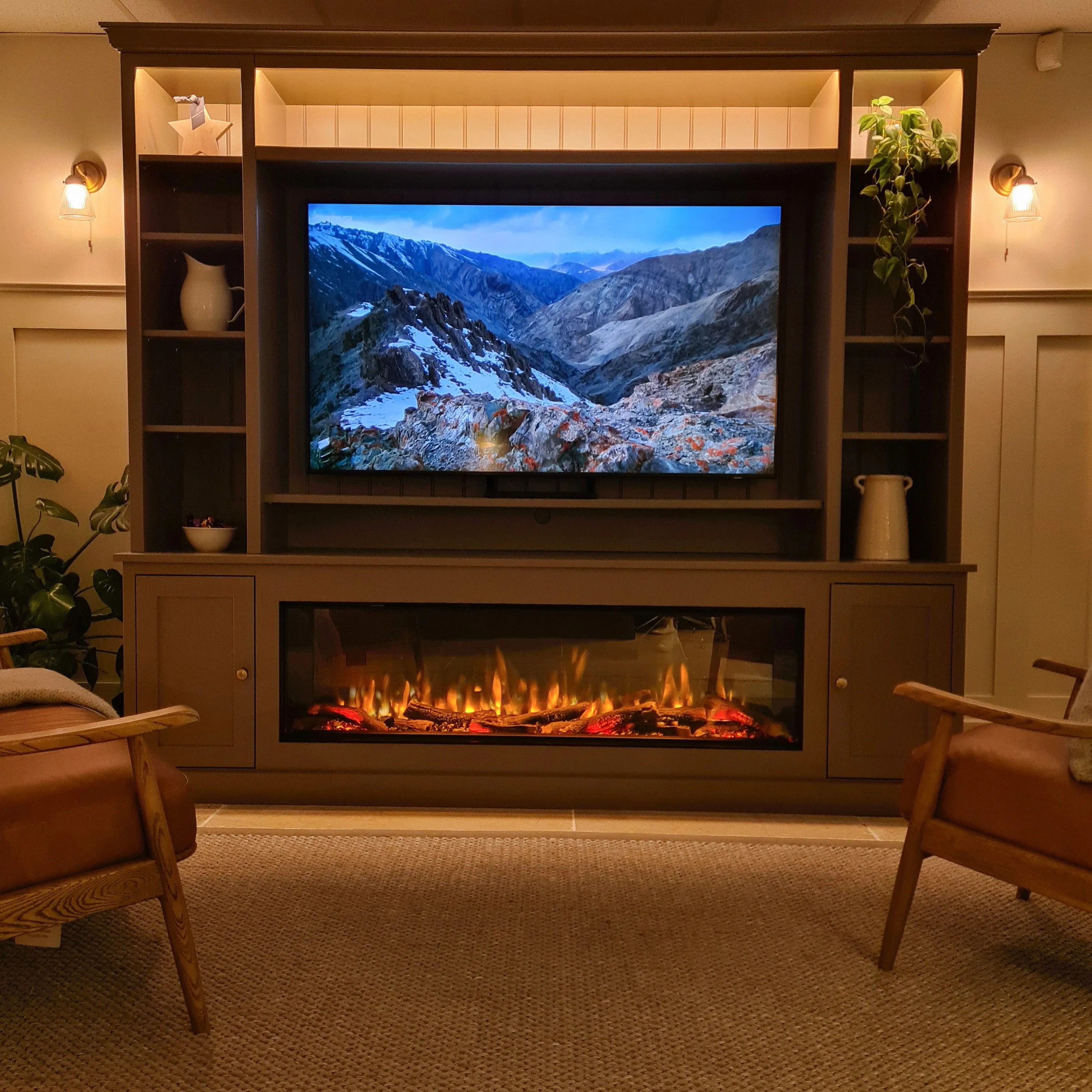 Media Fireplace Unit