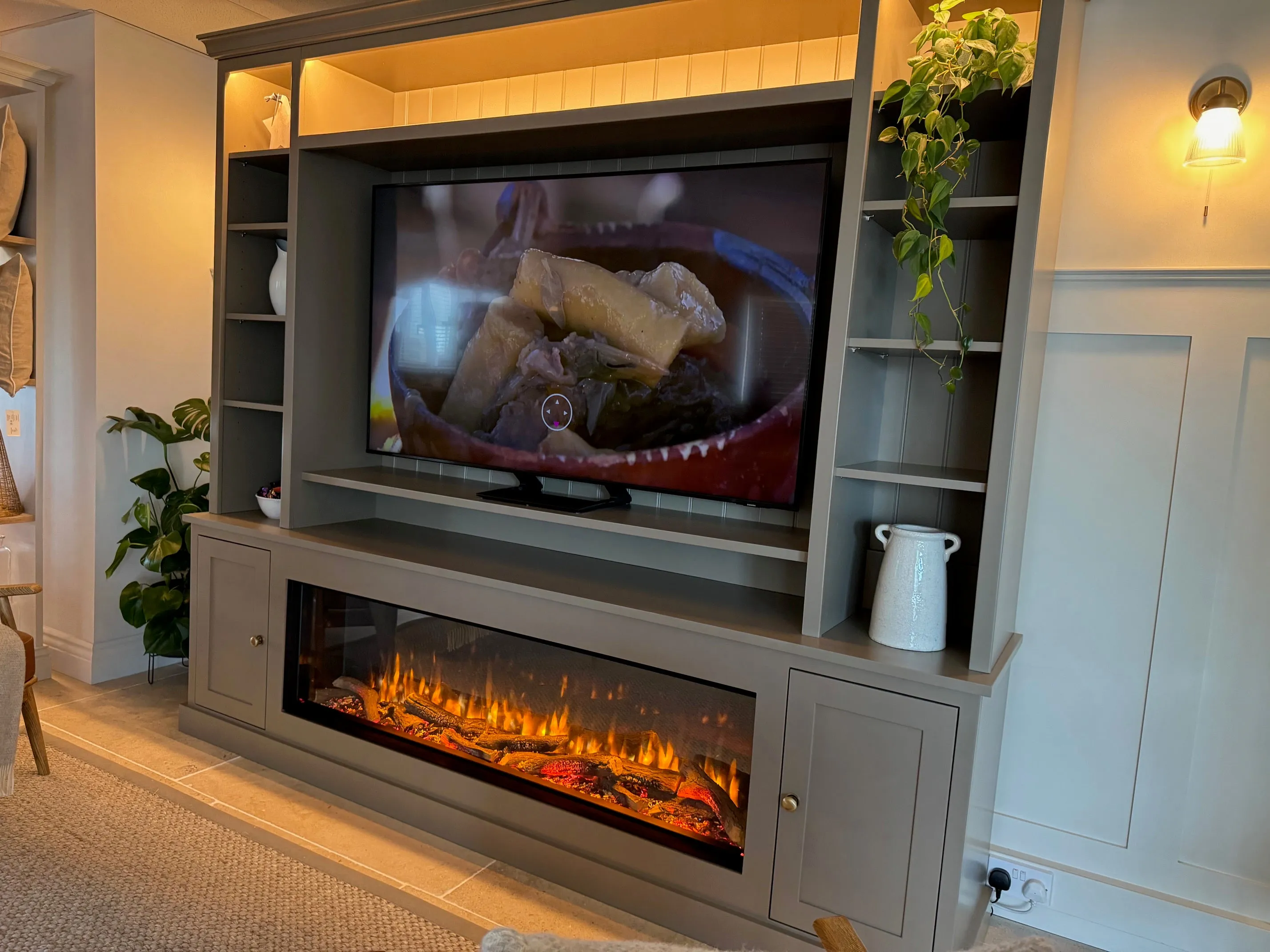 Media Fireplace Unit