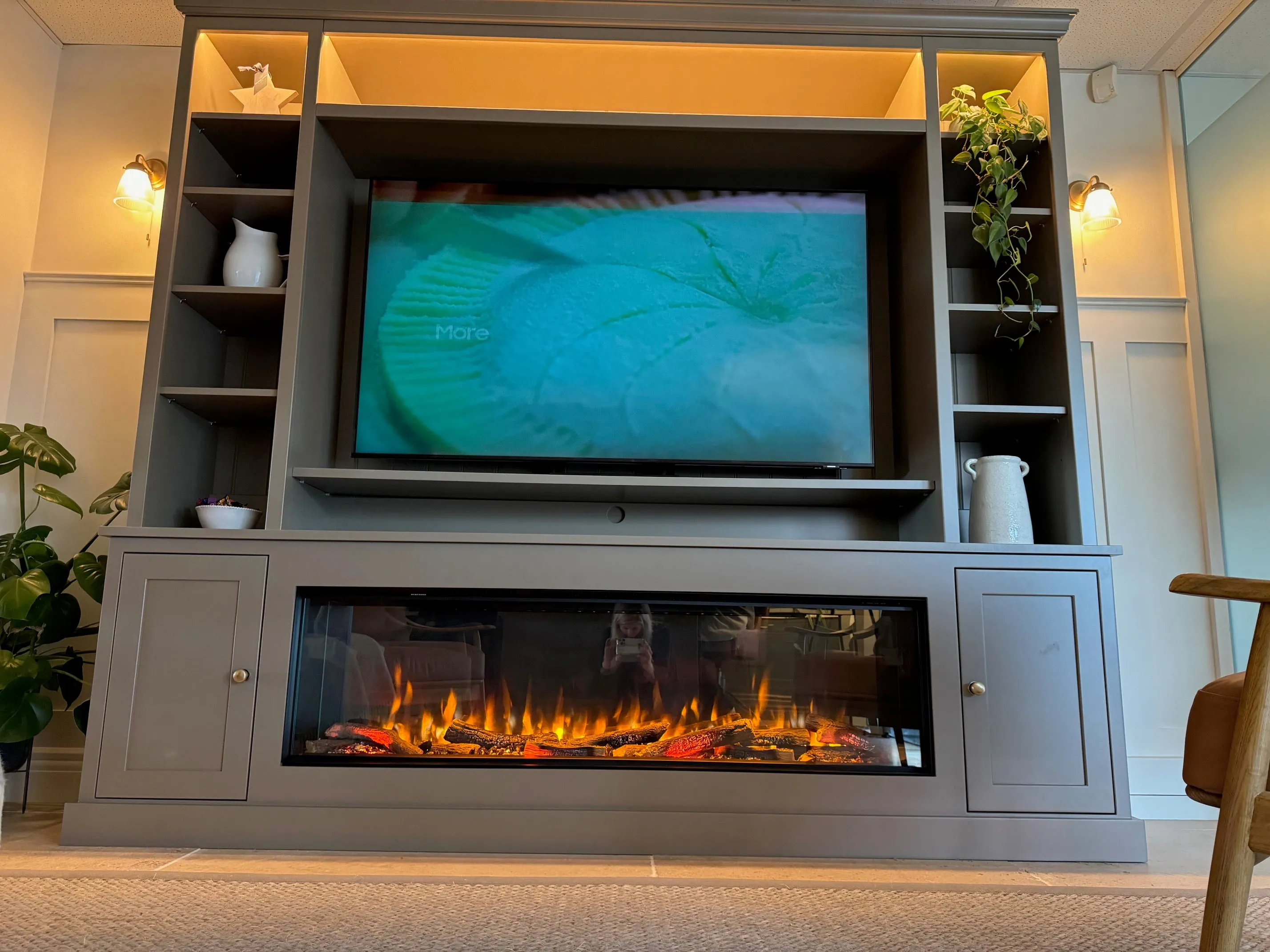 Media Fireplace Unit
