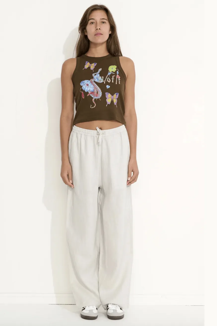 MISFIT EFFICIENT SPACE BEACH PANT - THRIFT WHITE