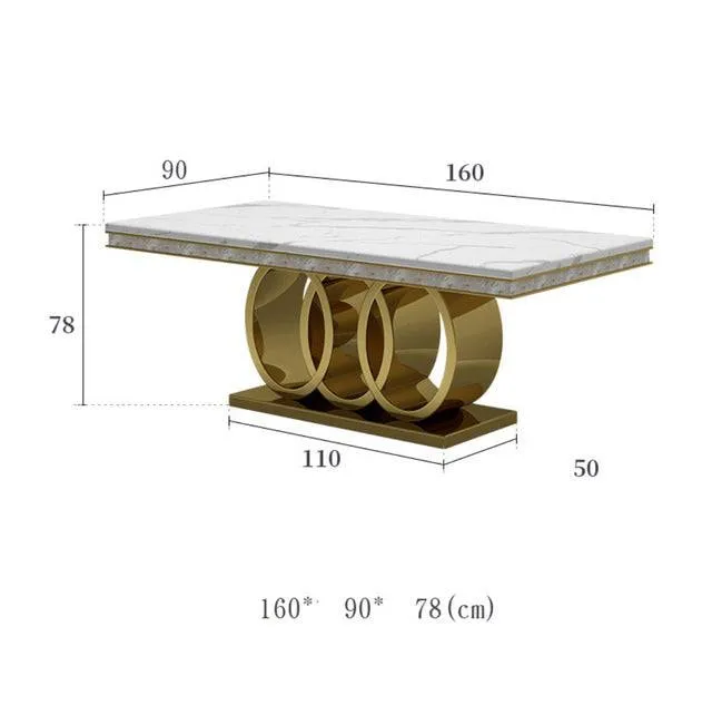 Modern Mild luxury marble dining tables