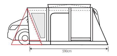 Outdoor Revolution Cayman Cacos Air SL Low Drive Away Awning