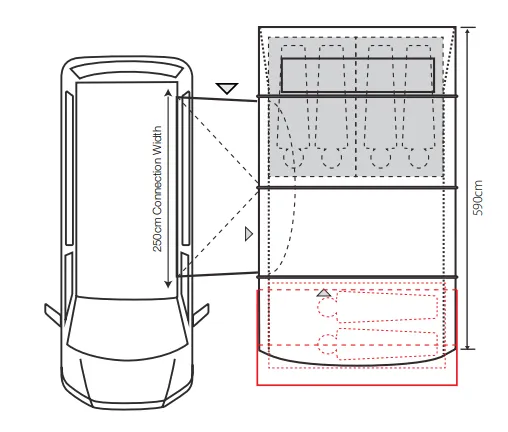 Outdoor Revolution Cayman Cacos Air SL Low Drive Away Awning