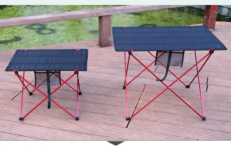 Portable Foldable Table Camping Outdoor Furniture Computer Bed Tables Picnic 6061 Aluminium Alloy Ultra Light Folding Desk