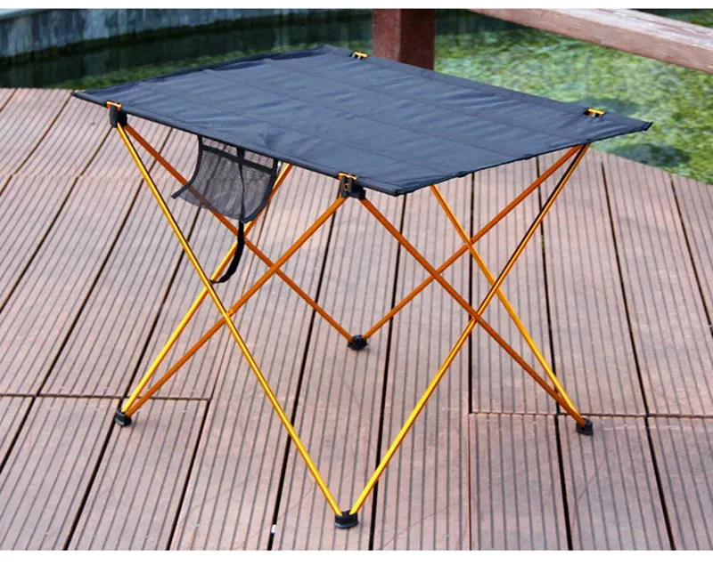 Portable Foldable Table Camping Outdoor Furniture Computer Bed Tables Picnic 6061 Aluminium Alloy Ultra Light Folding Desk
