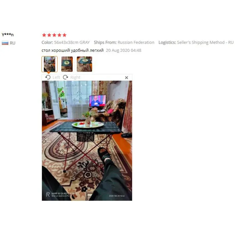 Portable Foldable Table Camping Outdoor Furniture Computer Bed Tables Picnic 6061 Aluminium Alloy Ultra Light Folding Desk
