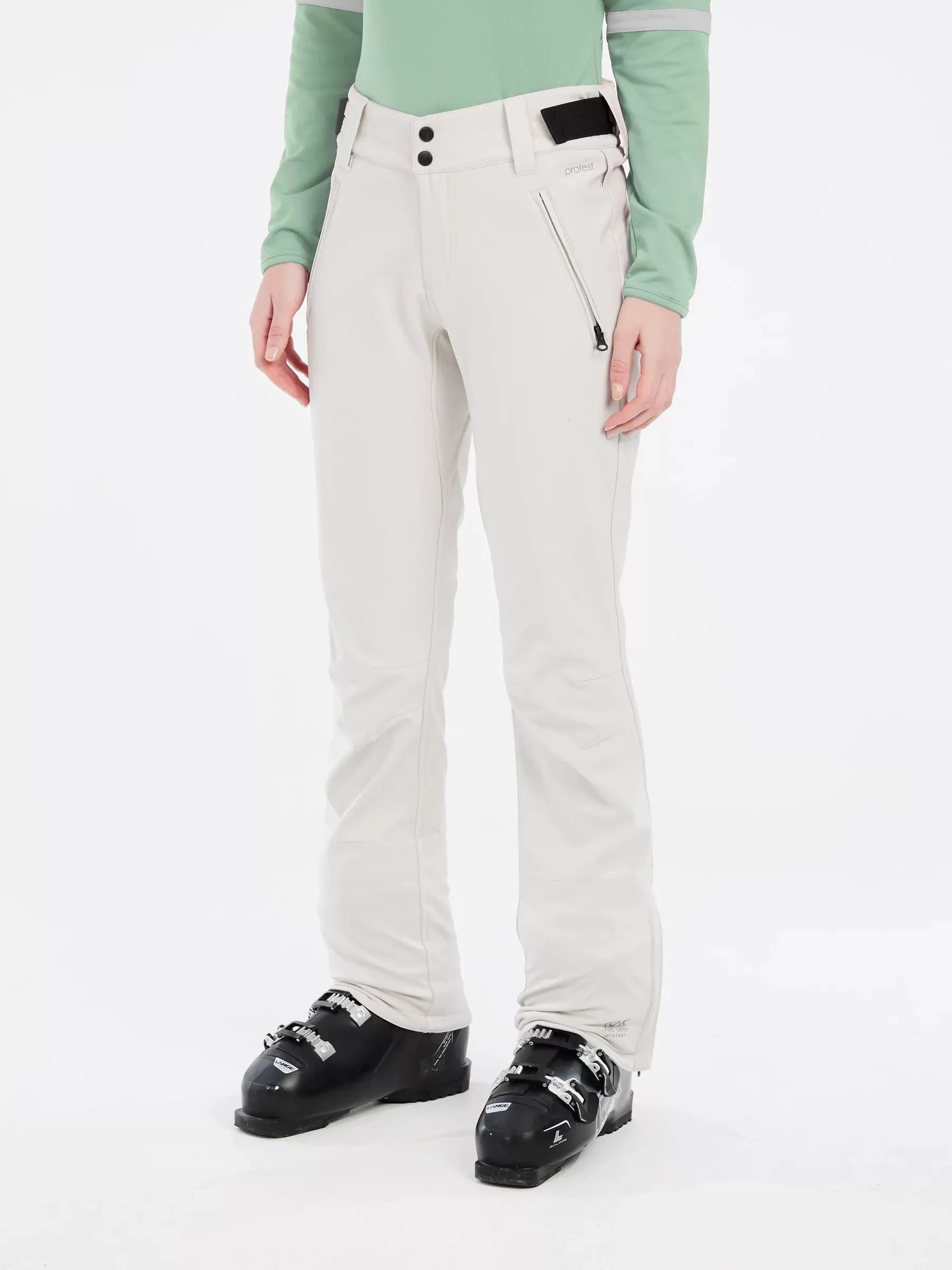 Protest Women's PRTRELOLE Snow Pants Canvas Off White 4612100_101