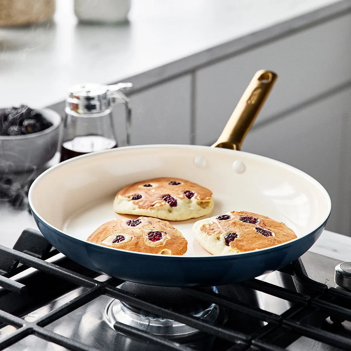 Reserve Ceramic Nonstick 8", 10" and 12" Frypan Set | Multicolor