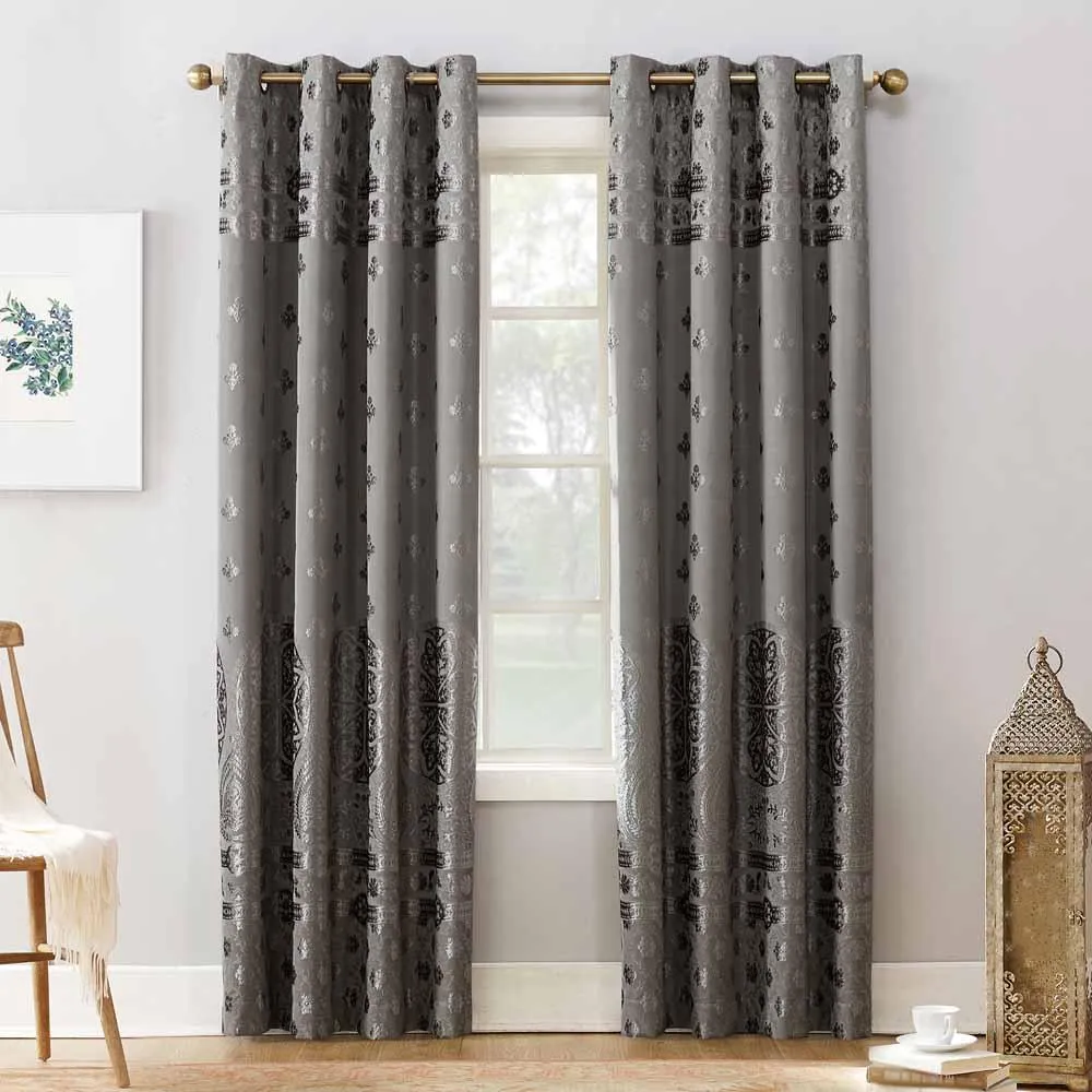 Sun Zero Elidah Theater Grade Blackout Grommet Top Panel