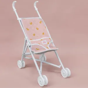 Tiny Harlow - Folding Dolls Stroller - Pink Ducky